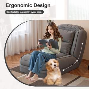 <span class=keywords><strong>Cama</strong></span> Grande para Perros y Personas Adultas - Sofá <span class=keywords><strong>Nido</strong></span> Plegable de Pana con Reclinable Ajustable - <span class=keywords><strong>Cama</strong></span> Gigante Tipo Puff - Fábrica OEM/ODM - Product Image 2