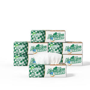 Paquete de 12 hojas de alta calidad, papel de cocina, agua y aceite, toalla desechable suave de alta absorción <span class=keywords><strong>para</strong></span> Cocina - Product Image 1