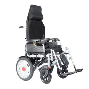 วีลแชร์ไฟฟ้ามอเตอร์คู่250วัตต์ระยะ20กม. และตำแหน่งที่ปรับได้ - Product Image 4