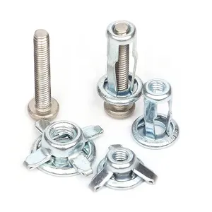 Stainless steel m8 painted screw nut jack petal metal anchor expansion thread jack nut