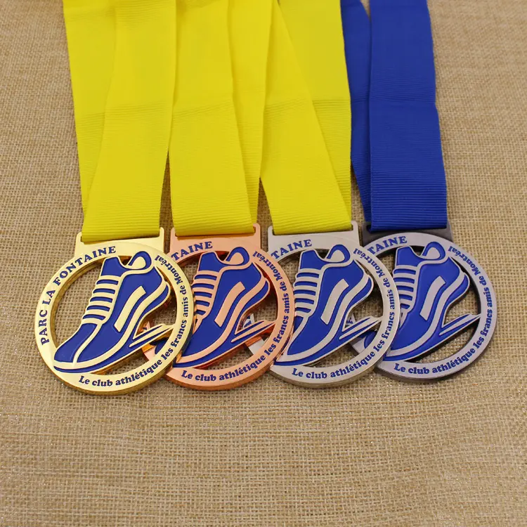 Manufacturer Custom Metal Medal Gold Silver And Bronze Basketball Soccer Football Medal Zinc Alloy 3d Sports Medal