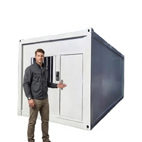 Maison modulaire en conteneur à structure en acier détachable, écologique, imperméable, insonorisée, préfabriquée pour villa et appartement