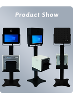 Vente flash : Photobooth 15,6 pouces avec mini PC, éclairage LED pour selfies, cadre pour fête, entrepôt UE/USA