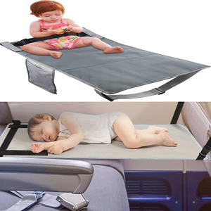 Lit de voyage portable pour tout-petit, rallonge de siège d'avion en nylon et éponge, capacité de charge 12 kg, pour 2-3 ans, conception large et droite - Product Image 1