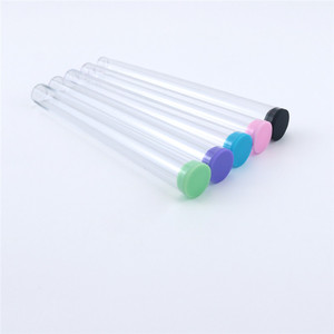 Rolling Paper Smoking Accessories Cone Shape Plastic Tube with Silicone Stopper - Product Image 1