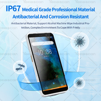 Pro Medical Material PDA Google NFC 8Core 6,0 pulgadas Android14 Handheld 1D/2D Barcode Scanner Data Collector con WIFI 4G TC60HC