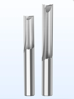 Fraise à fente en carbure de tungstène à 2 cannelures 6mm 8mm pour MDF HDF menuiserie bois fraise en bout OEM personnalisable