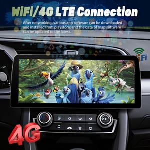 Lecteur vidéo de voiture Android 13 avec écran 12,3 pouces 1920*720, autoradio stéréo pour Honda Civic 2016-2018, GPS, multimédia, Carplay, unité principale - Product Image 3