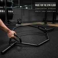 Barre hexagonale commerciale pour haltères, en acier robuste, pour l'entraînement de force, équipement de fitness pour la maison et la salle de sport