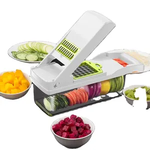 Hot selling kitchen artifact housewife fruits diced slices convenient multifunctional chopper vegetable cutter