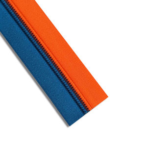 Cremallera profesional de nailon de doble color #5 para un uso conveniente multiusos en aplicaciones textiles para el hogar - Product Image 2