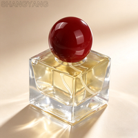Huile de parfum de marque de créateur, flacon de parfum de luxe 50 ml, bouchon carré, impression de logo, boîte d'emballage, 100 pièces