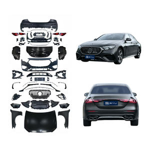 W213 2016-2020 Kit carrosserie pare-chocs avant arrière antibrouillard Modification de voiture Mise à niveau pour <span class=keywords><strong>2021</strong></span> W214 E53 <span class=keywords><strong>AMG</strong></span> Nouveau pour Mercedes Benz <span class=keywords><strong>Classe</strong></span> E - Product Image 1