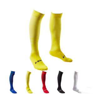 Chaussettes longues de sport pour hommes, hockey, football, au-dessus du genou, en coton, pour jeunes hommes, course à pied, football, soccer, vente en gros - Product Image 1