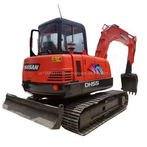 รถขุด Doosan DH55 มือสองคุณภาพดี ปี 2023 เครื่องยนต์ Doosan 5.5 ตัน ราคาถูก แบรนด์เกาหลี ความจุบุ้งกี๋ 0.3 ลูกบาศก์เมตร - Product Image 1