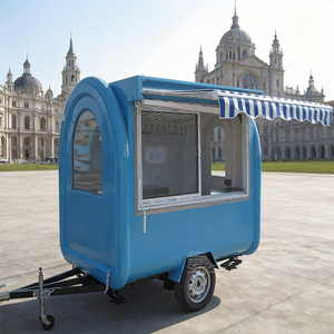 Snow Cone Small Fiberglass Stand Caravan Concession <b>Trailer</b> Fully Equipped Street <b>Car</b> Mobile Van Kitchen Camiones De Comida - Product Image 1