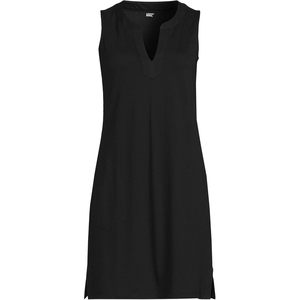 Robe en jersey de coton pour femme FOXA, col en V, taille naturelle, coupe ample, pour usage quotidien, tissu tricoté respirant - Product Image 3