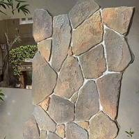 Panneau de pierre artificielle en PU flexible, moderne, durable, écologique, ignifuge, épais, pour décoration extérieure, garantie 1 an gratuite