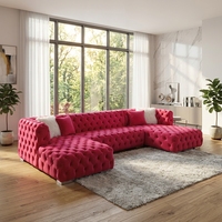 Canapé d'angle inclinable en L de luxe moderne de haute qualité, en tissu velours, avec fonction de relaxation électrique, capitonné, pour centres commerciaux, hôtels et usage domestique