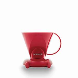 Clever Dripper Mr. Soporte para Filtro de Café de 300ml, Color Rojo Sólido, Calidad Barista, Apto para Uso Alimentario, para Cadenas de Restaurantes - Product Image 1