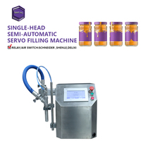 Machine de remplissage semi-automatique de haute précision à tête unique pour pâtes liquides, pâtes de bœuf et pâtes de haricots
