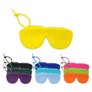 Soft Silicone <b>Glasses</b> Sleeve, Shockproof & Scratch Resistant Sunglasses Pouch, Unisex Portable <b>Glasses</b> <b>Case</b> - Product Image 1