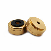 Pieds d'isolation en alliage d'aluminium CNC OEM, amortisseurs de chocs pour amplificateur HiFi, amplificateur à tubes, DAC, tourne-disque, équipement audio