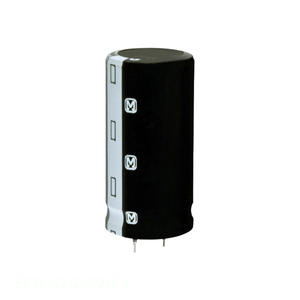 Condensateur à montage traversant ECO-S2GA221CA CAP ALUM 220UF 20% 400V SNAP TH, Distributeur agréé - Product Image 1