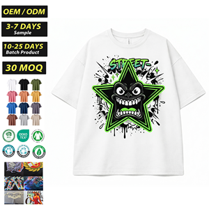 Camiseta de 260 g/m², Ropa Casual para Chico, Estilo Moderno, Deportivo, Manga Corta, Camiseta Personalizada para Hombre, Camiseta Cleanfit a la Moda - Product Image 1