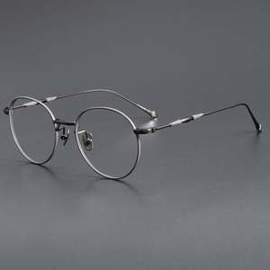 Montura Óptica Completa de Titanio M3048, Gafas Unisex de Lujo, Logotipo Personalizado, Alta Calidad, Ligeras, Rectangulares, Anti-Luz Azul, Doradas - Product Image 1