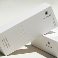 Boîte en papier PCR personnalisée, petite boîte STE, finition mate gaufrée pour l'emballage de gel pour les yeux Eco Eye