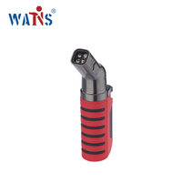 Dispositif d'allumage BS-108 de haute qualité avec tête de pistolet en zinc en plastique ABS, quatre sorties de flamme pour torche à cigares