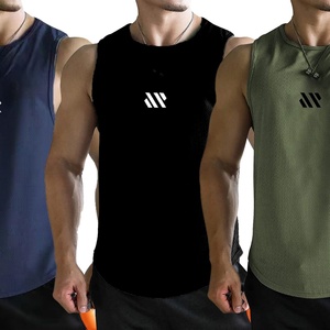 Débardeurs pour hommes sans manches en maille respirante à séchage rapide pour l'entraînement, la course, la gym, la musculation et la plage - Product Image 6
