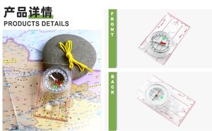 Escala de <span class=keywords><strong>mapa</strong></span> de plexiglás para exteriores, regla multifuncional direccional luminosa (CM/pulgadas), brújula, equipo de Camping, accesorios de senderismo - Product Image 6