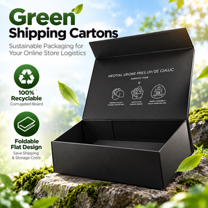 กล่องของขวัญแม่เหล็กพับได้ JeyBox พร้อมฟองน้ำเสริม บรรจุภัณฑ์กระดาษแข็งแบบกำหนดเองสำหรับถุงเท้าและร้านค้าออนไลน์ - Product Image 2