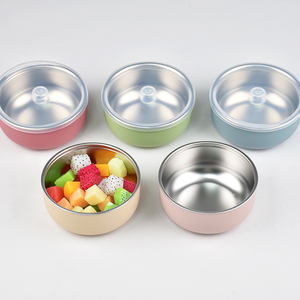ชามซิลิโคนสำหรับเด็กเกรดอาหาร พร้อมด้านในสแตนเลส ปลอดสาร BPA เป็นมิตรกับสิ่งแวดล้อม ใช้ซ้ำได้ - Product Image 6