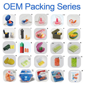 कस्टम लोगो ध्वनिरोधी इयरप्लग सो सुरक्षा शोर रद्द शूटिंग पु फोम कान प्लग - Product Image 6