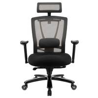 Grand et grand patron exécutif tournant la chaise de bureau arrière ergonomique lombaire pour les personnes lourdes
