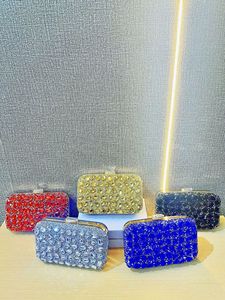 2024 New Fashion Women's Square Glitter <strong>Clutch</strong> Purse Sparkly Rhinestone Evening Handbag <strong>for</strong> <strong>Wedding</strong> Parties Shoulder <strong>Bag</strong> - Product Image 4