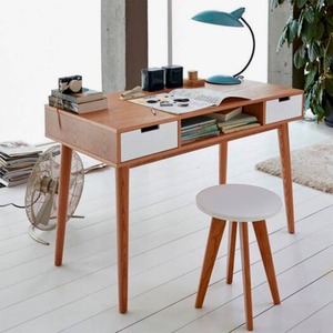 Scrivania <span class=keywords><strong>da</strong></span> Ufficio in Legno Moderna e Minimalista con 2 Cassetti per <span class=keywords><strong>Casa</strong></span>/Ufficio, Vendita all'Ingrosso - Product Image 5