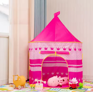 Carpa de Juego Plegable Tipo <span class=keywords><strong>Castillo</strong></span> de Princesa Grande para Niños, de Tela Suave, Portátil, para Interiores y Exteriores, con Bolsa de Transporte, Regalo - Product Image 4