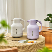Color personalizado 2L gran capacidad inteligente Drinkware vacío vidrio interior plástico hervidor de agua termo al aire libre hogar cafetera