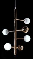 Lustre Suspendu Sphérique en Acrylique de Haute Qualité Or Rose, Décoration Minimaliste pour Mariage, Décoration de Plafond de Luxe