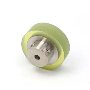 Trung Quốc Nhà sản xuất chịu mài mòn bánh xe cao su tùy chỉnh lồi thông qua-lỗ Polyurethane con lăn - Product Image 3