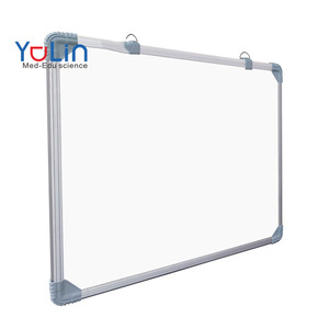 Nicht-Magnetische Doppelseitige Whiteboard und Kreidetafel mit Gleitenden Aufhängeclips Robuster Aluminiumrahmen und Glatter Oberfläche - Product Image 1