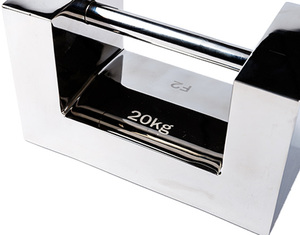 Thép không gỉ hình chữ nhật trọng lượng <span class=keywords><strong>5kg</strong></span> hiệu chuẩn trọng lượng F1 xử lý kiểm tra trọng lượng cho đo lường phòng thí nghiệm sử dụng - Product Image 1