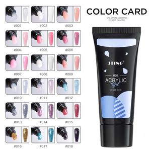 JTING - Juego Profesional de 18 Colores de Gel Acrílico para Uñas, Extensión Rápida, Fácil de Remover, Tubo de 30 ml, Marca Privada OEM, Gel de Poligel con Brillantina - Product Image 3