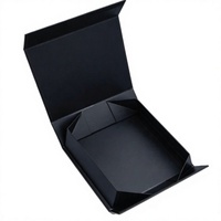 Magnetische Faltbare Geschenkbox mit Mattkarton und Warmbraunem Folienlogo für Geschenkverpackungen und Großhandelsbestellungen mit Ihrem Logo