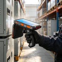 Terminal Pengumpul Data PDA Industri yang Tangguh dengan GPS, Pembaca RFID UHF, dan Pemindai Barcode untuk Sistem Rondaan Keamanan & Inspeksi Tenaga Listrik