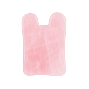 Outil de massage facial et corporel en quartz rose et jade Gua Sha, anti-âge, pour le soin de la peau, marque privée - Product Image 2
